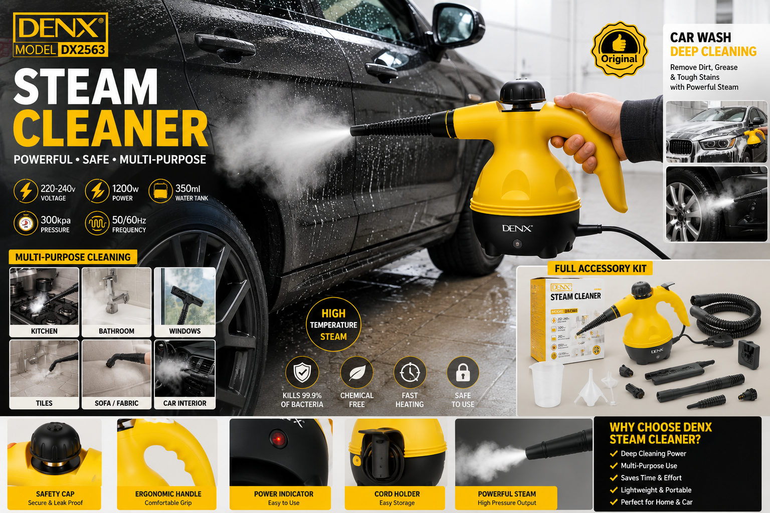 Denx - Steam Cleaner