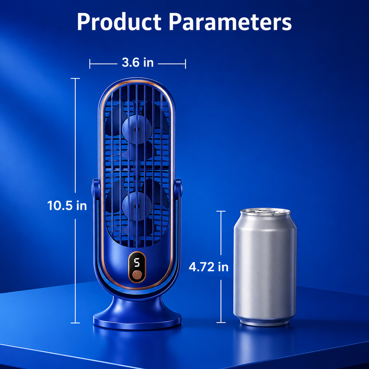 Portable Desktop Cooling Fan    مروحة تبريد محمولة للمكتب ❄️✨