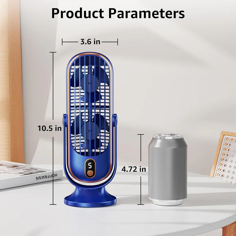 Portable Desktop Cooling Fan    مروحة تبريد محمولة للمكتب ❄️✨