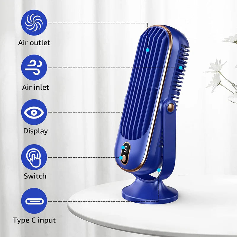 Portable Desktop Cooling Fan    مروحة تبريد محمولة للمكتب ❄️✨