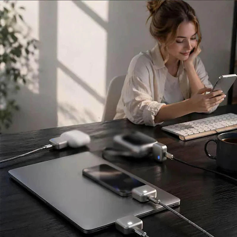 Mini USB-C Power Adapter محول شحن مغناطيسي USB-C 🔌⚡