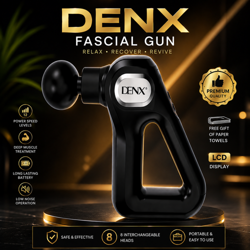 Denx - Fascial Gun   جهاز دينكس لتدليك العضلات 💪