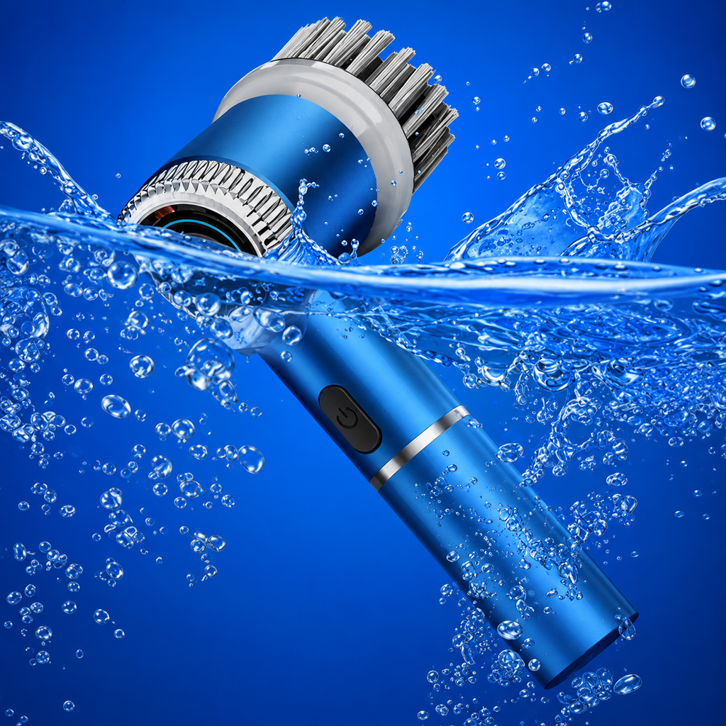 ✨ 5 in-1-Electric Cleaning Brush 🧼     فرشاة تنظيف كهربائية مقاومة للماء 💙